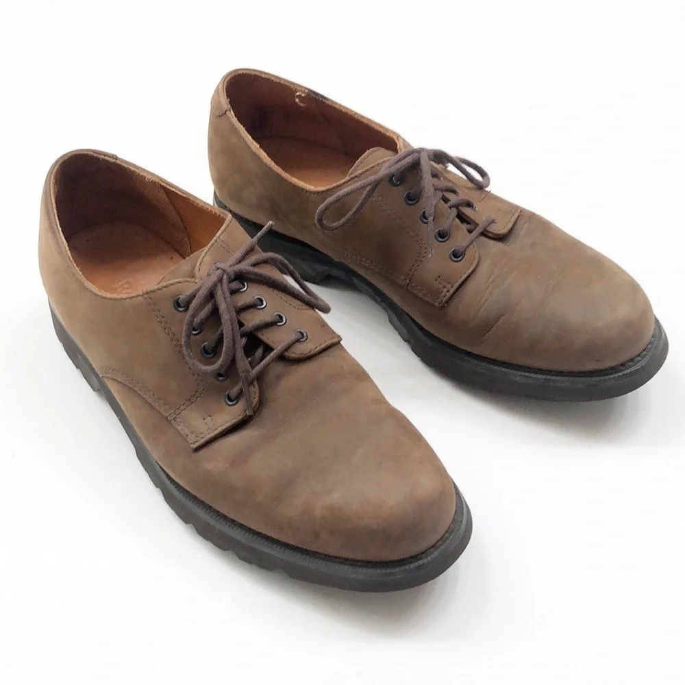 Rockport Waterproof Brown Nubuck Oxfords Men's 10M #M5649